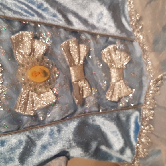 Disney Cinderella Light Blue and Silver Princess Dress With Matching Tiara - Picture 3 of 9